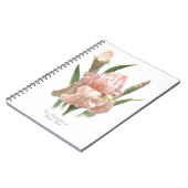 Carnet Iris barbu rose (Côté gauche)