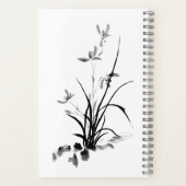 Carnet Iris chinois - bw (Verso)