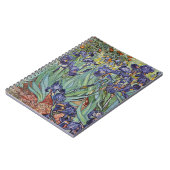 Carnet Iris de Van Gogh Peinture Impressionniste (Côté gauche)