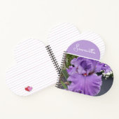 Carnet Iris Fleurs Fleurs Violet Lavande Lilac Apron (Intérieur)