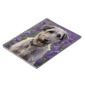 Carnet Iris Irish Wolfhound, (Côté gauche)