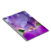 Carnet Iris Nature / Floral / Photo botanique (Côté Droit)