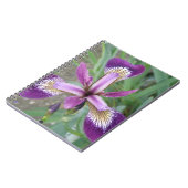 Carnet Iris violet (Côté gauche)