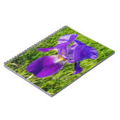 Carnet Iris violet (Côté gauche)