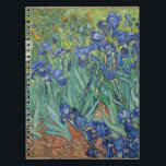 Carnet Irises par Vincent Van Gogh<br><div class="desc">Irises. Peint par Vincent Van Gogh en 1889. Cette image est du domaine public.</div>