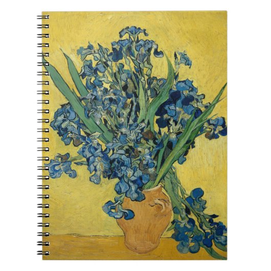 Carnet Irises - Vincent van Gogh Art (Devant)