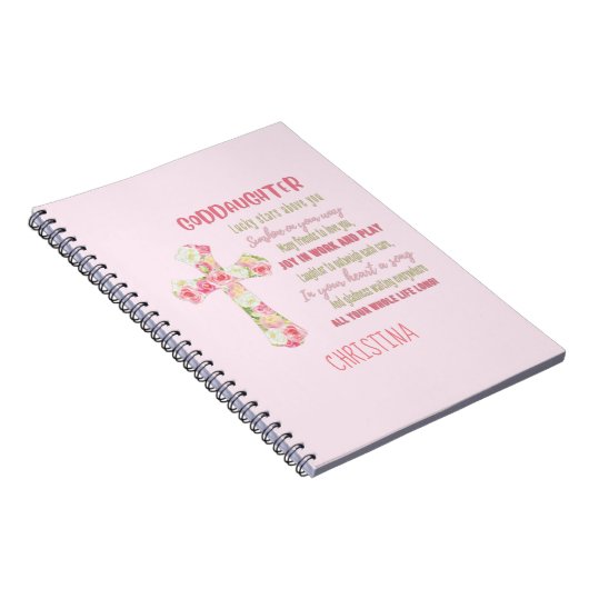 Carnet Irish Blessing For GODDAUGHTER - Cadeau Personnali (Côté Droit)