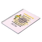 Carnet Irish Blessing For GODDAUGHTER - Cadeau Personnali (Côté gauche)