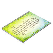 Carnet Irish Blessing, que la route monte pour vous renco (Côté gauche)