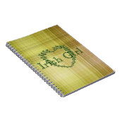 Carnet Irish Girl Shamrock Heart (Côté Droit)