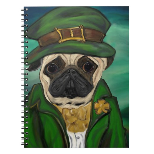Carnet Irish Pug (Devant)