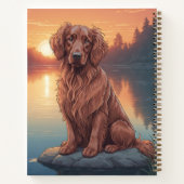 Carnet Irish Setter by Lake (Dos)