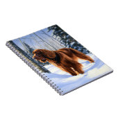 Carnet Irish Setter Let It Neige Christmas (Côté Droit)