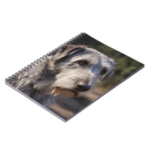 Carnet Irish Wolfhound Je Ne Suis Pas Amusé, (Côté gauche)