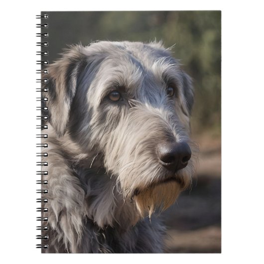 Carnet Irish Wolfhound Je Ne Suis Pas Amusé, (Devant)