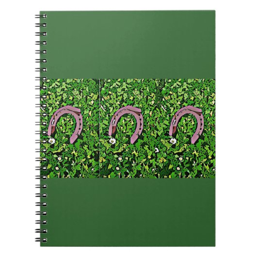 Carnet Irlandais Lucky Horseshoe (Devant)