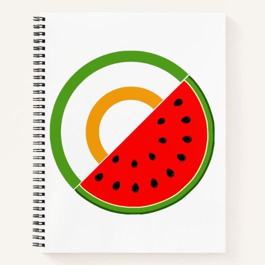 Carnet IRLANDE AVEC PALESTINE - Watermelon (Devant)