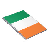Carnet Irlande National Flag, standard irlandais, bannièr (Côté Droit)