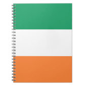 Carnet Irlande National Flag, standard irlandais, bannièr (Devant)