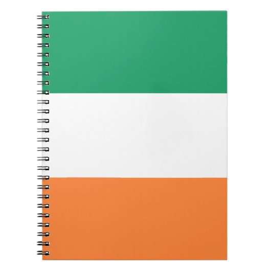 Carnet Irlande National Flag, standard irlandais, bannièr (Devant)