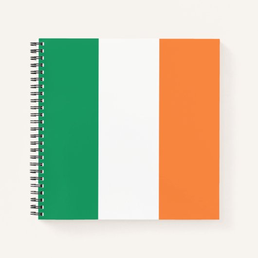 Carnet Irlande National Flag, standard irlandais, bannièr (Devant)