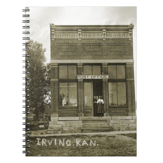 CARNET IRVING KANSAS POST OFFICE PHOTO MARSHALL COUNT KS (Devant)