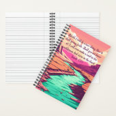 Carnet Isaiah 43:19 Notebook River Desert  (À l'intérieur)