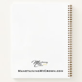 Carnet Isaïe 56:7- Maison de prière 8,5" x 11" Couverture (Dos)