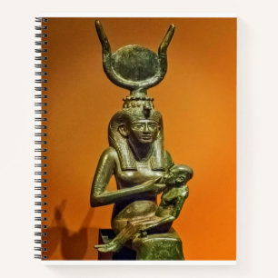 Carnet Isis(Auset) suckling Horus(Heru) Egypte(Kemet)