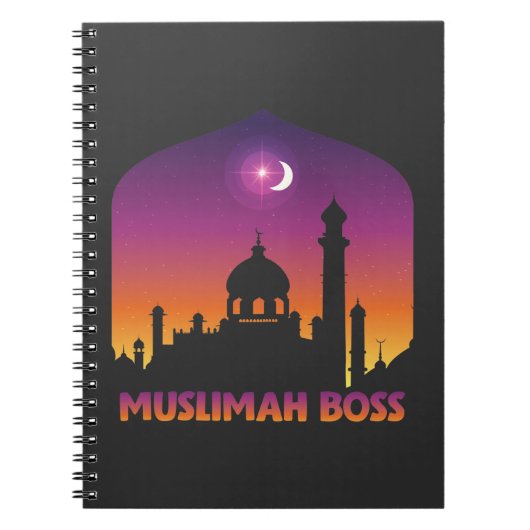 Carnet Islam Muslimah Boss Religieux Arabe Musulman (Devant)