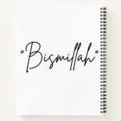 carnet islamique "Bismillah" - fidèle supplique (Dos)