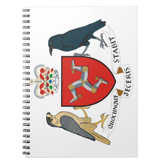 Carnet isle of man emblem (Devant)
