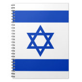 Carnet Israël drapeau patriotique moderne (Devant)