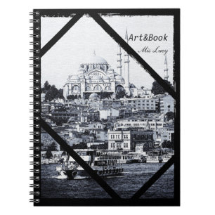 Carnet Istanbul, Mosquée Sultan Ahmed, Turquie (Bloc-note