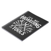 Carnet It’s Not Hoarding If It’s Tools Mechanic Handyman (Côté gauche)
