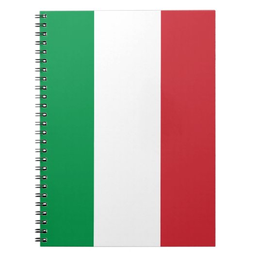 Carnet Italian Flag, flag of italy, italia (Devant)