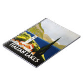 Carnet Italie Lacs Vintage voyage Italie (Côté gauche)