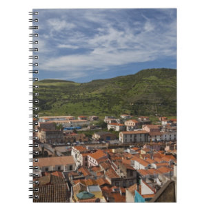 Carnet Italie, Sardaigne, Bosa. Vue de la ville depuis Ca