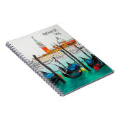 Carnet Italie Voyage - VENICE aquarelle souvenir (Côté Droit)