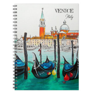 Carnet Italie Voyage - VENICE aquarelle souvenir