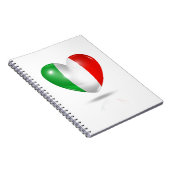 Carnet Italien Amore Heart - Ordinateur portable (Côté Droit)