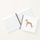 Carnet Italien Greyhound - Blue fawn (Intérieur)