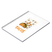 Carnet It's Raining Tacos Mexican Taco Tuesday Forecast P (Côté gauche)