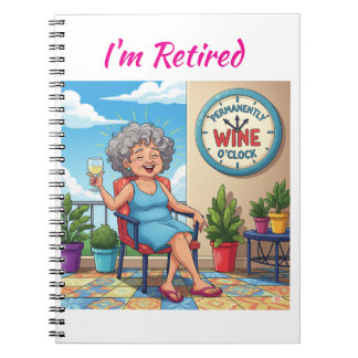 Carnet It's Wine O'Clock