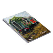 Carnet Ivy and Graffiti  Covered Abandoned Train  (Côté Droit)