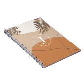 Carnet J - Lettre initiale de monogramme J Conception abs (Côté Droit)