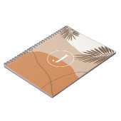 Carnet J - Lettre initiale de monogramme J Conception abs (Côté gauche)