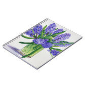 Carnet Jacinthes bleues (Côté gauche)