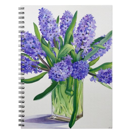 Carnet Jacinthes bleues (Devant)