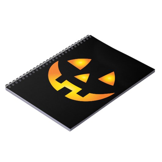 Carnet Jack-o'-lantern Déplaisant Citrouille face Hallowe (Côté gauche)